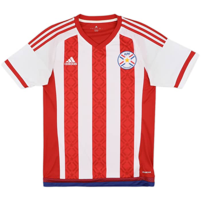 2015 Paraguay Copa America Home Shirt - 9/10 - (S)