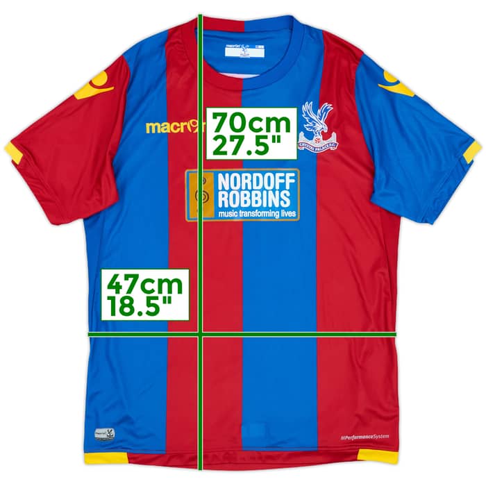 2015-16 Crystal Palace Youth Home Shirt - 10/10 - (S)
