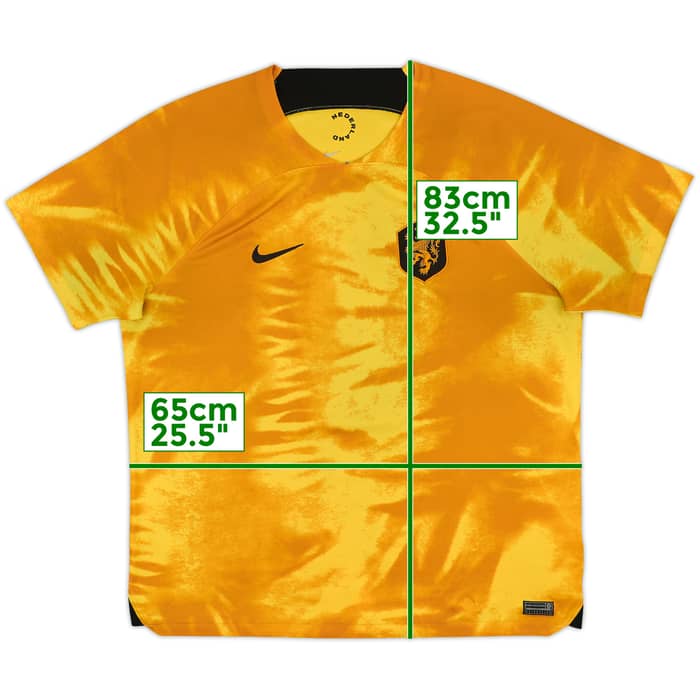 2022-23 Netherlands Home Shirt - 7/10 - (XXL)