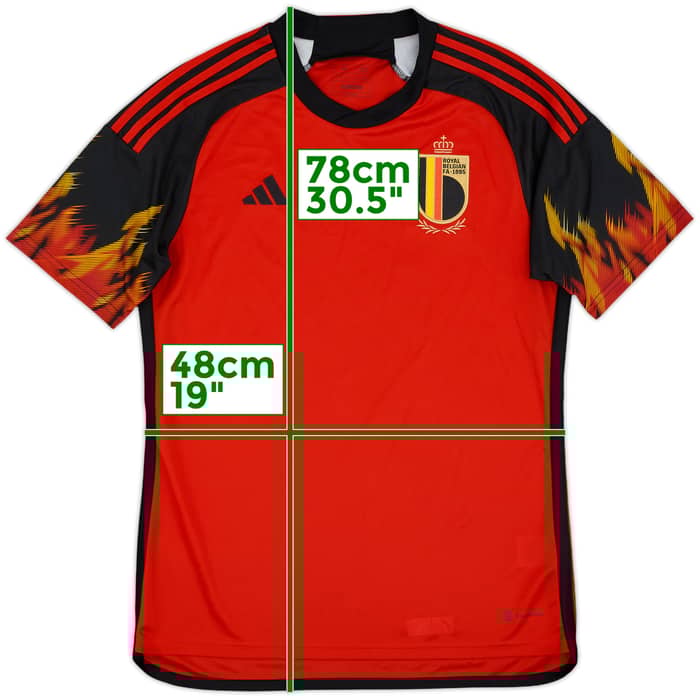 2022-23 Belgium Home Shirt - 9/10 - (M)