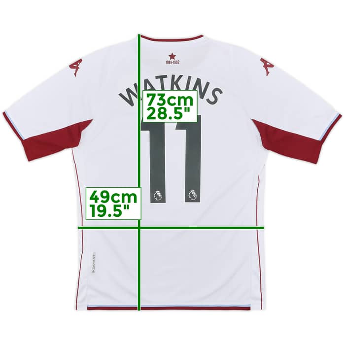 2021-22 Aston Villa Away Shirt Watkins #11 - 9/10 - (M)