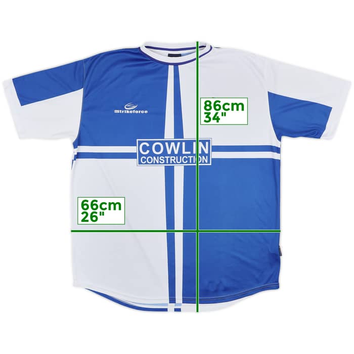 2001-03 Bristol Rovers Home Shirt - 8/10 - (XXL)