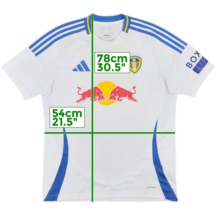 2024-25 Leeds United Home Shirt - 5/10 - (L)