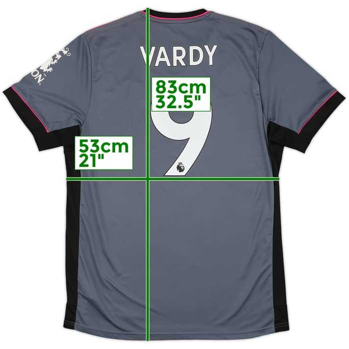 2021-22 Leicester Third Shirt Vardy #9 Vardy #9 - 8/10 - (L)