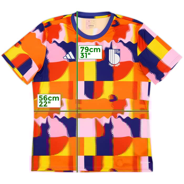2022-24 Belgium adidas Pre-Match Training Shirt - 10/10 - (XL)