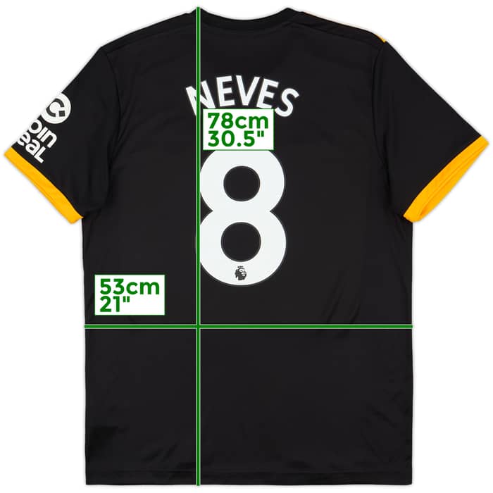 2019-20 Wolves Away Shirt Neves #8 - 8/10 - (L)
