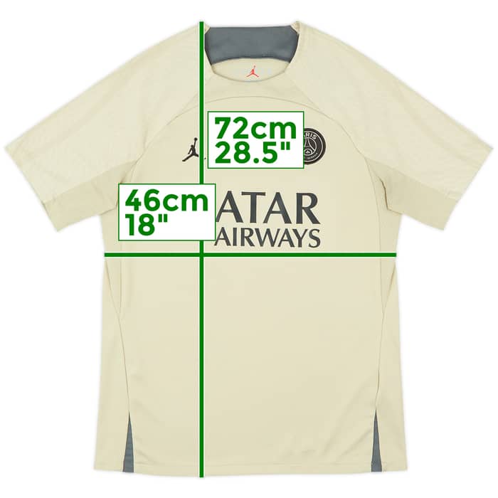 2023-24 Paris Saint-Germain Nike Jordan Training Shirt - 9/10 - (M)