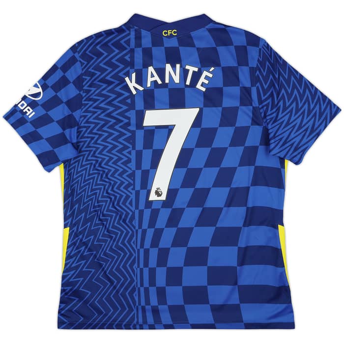 2021-22 Chelsea Home Shirt Kante #7 - 9/10 - (XL)