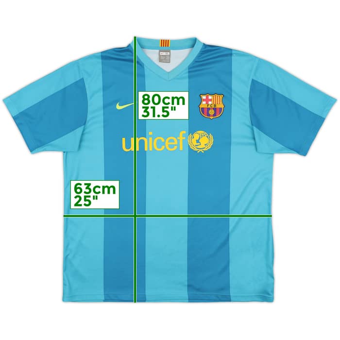 2007-09 Barcelona Basic Away Shirt - 7/10 - (XL)