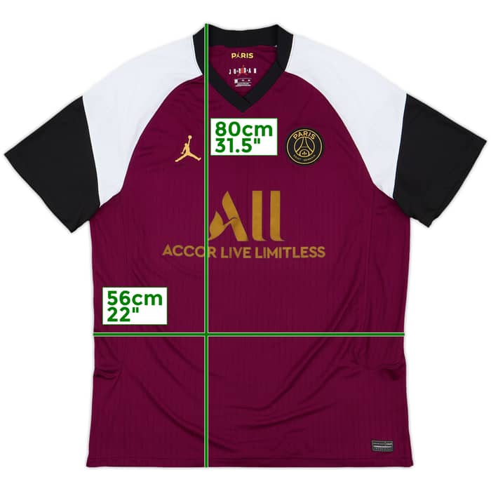 2020-21 Paris Saint-Germain Third Shirt - 8/10 - (XL)