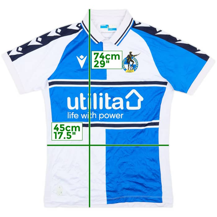 2021-22 Bristol Rovers Home Shirt - 10/10 - (S)