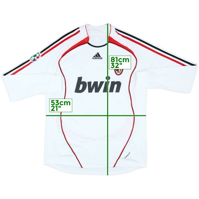 2006-07 AC Milan Match Issue Away L/S Shirt #3