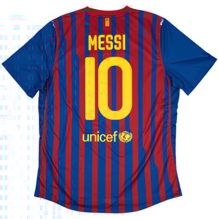2011-12 Barcelona Player Issue Home Shirt Messi #10 - 6/10 - (XL)