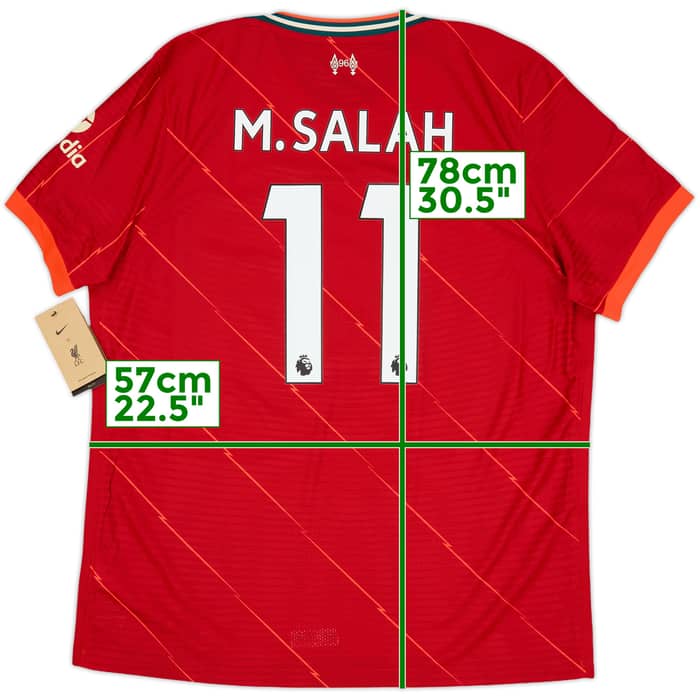 2021-22 Liverpool Authentic Home Shirt M.Salah #11 (XL)