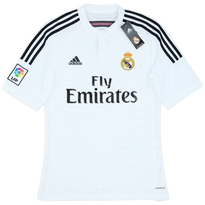 2014-15 Real Madrid Home Shirt Bale #11 (M)