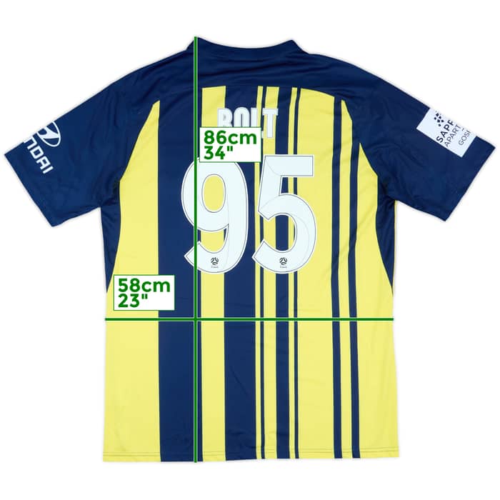 2018-19 Central Coast Mariners Home Shirt Bolt #95 (L)