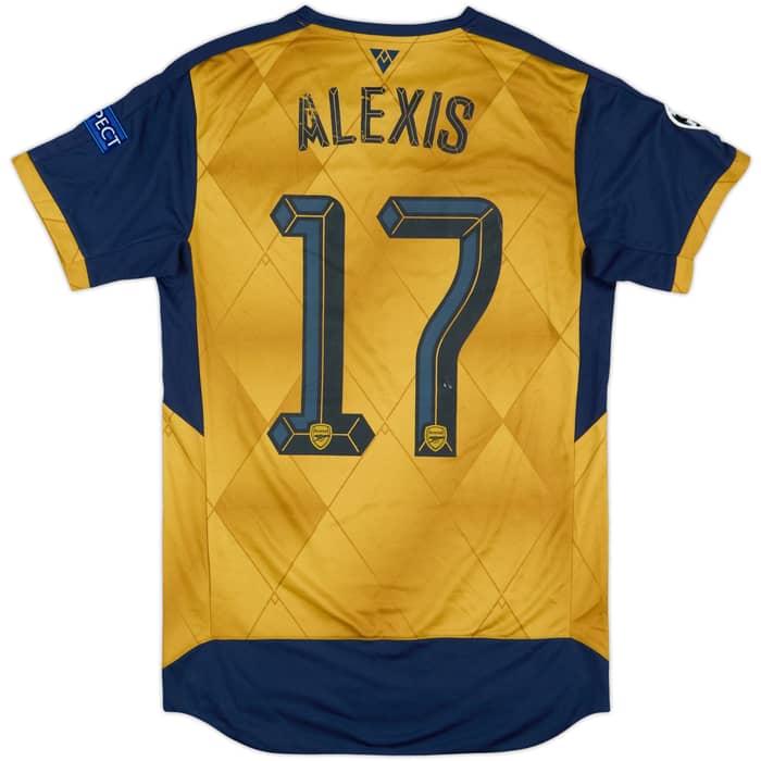 2015-16 Arsenal Away Shirt Alexis #17 (XS)