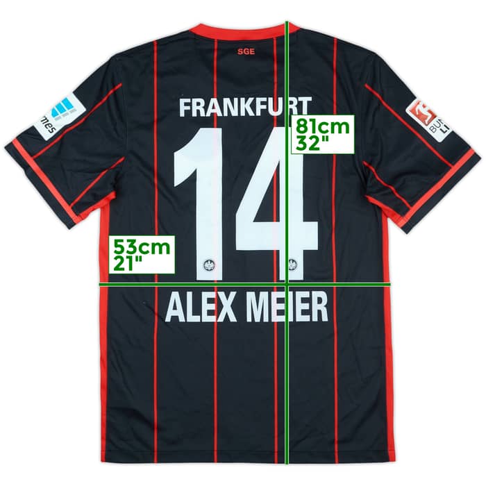 2015-16 Eintracht Frankfurt Home Shirt Alex Meier #14 (S)