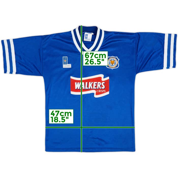 1996-98 Leicester Home Shirt - 8/10 - (S)