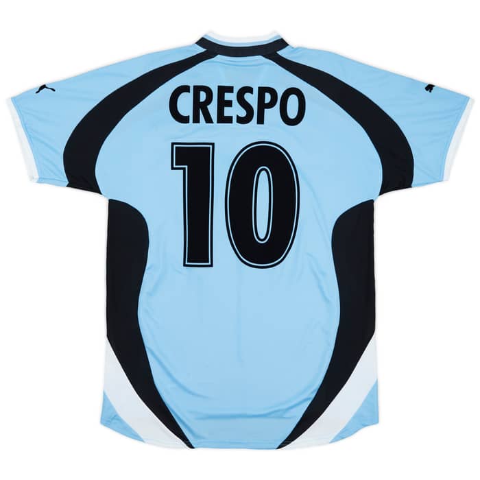 2000-01 Lazio Home Shirt Crespo #10 - 7/10 - (L)