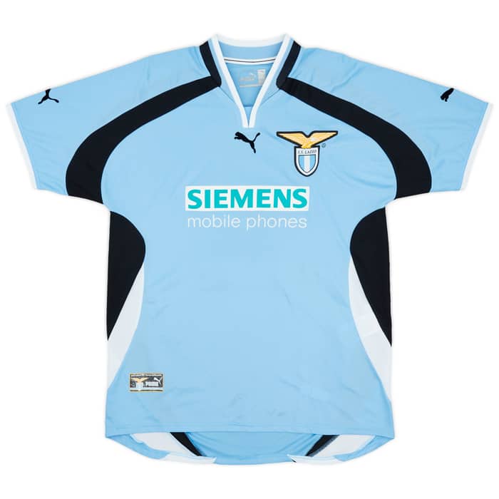 2000-01 Lazio Home Shirt Crespo #10 - 7/10 - (L)