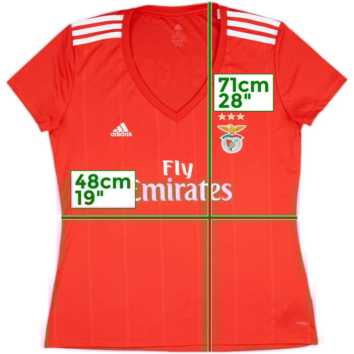 2018-19 Benfica Home Shirt - 8/10 - (Women's XL)