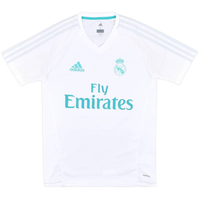 2017-18 Real Madrid adidas Training Shirt - 7/10 - (S)