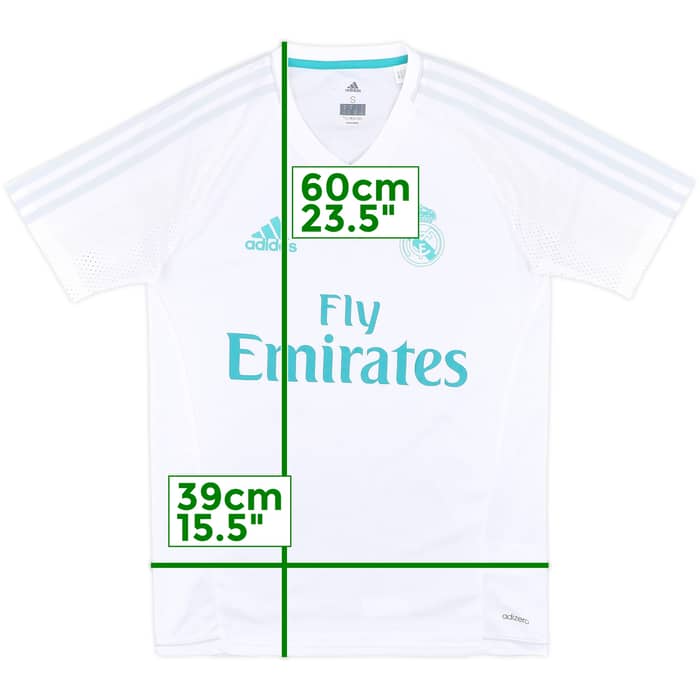 2017-18 Real Madrid adidas Training Shirt - 7/10 - (S)