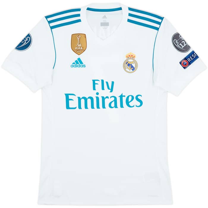 2017-18 Real Madrid Home Shirt Ronaldo #7 - 8/10 - (XS)