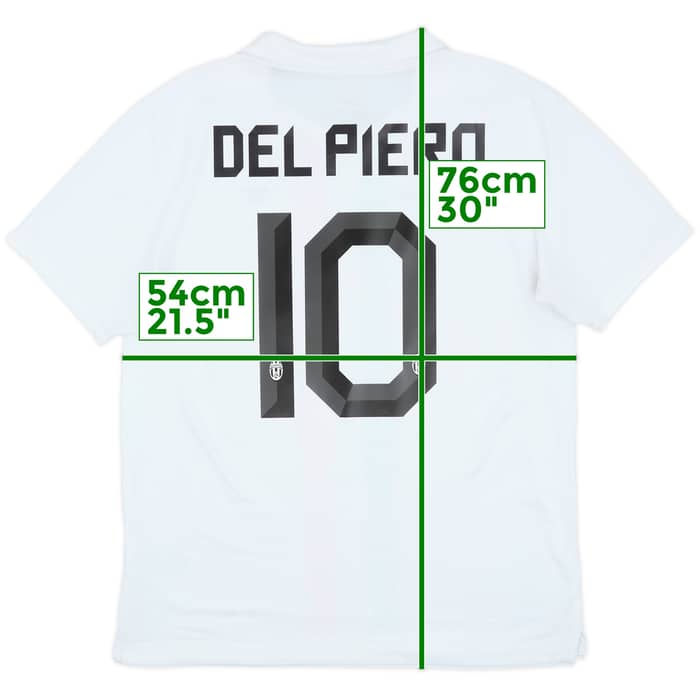 2010-12 Juventus Away Shirt Del Piero #10 - 9/10 - (L)