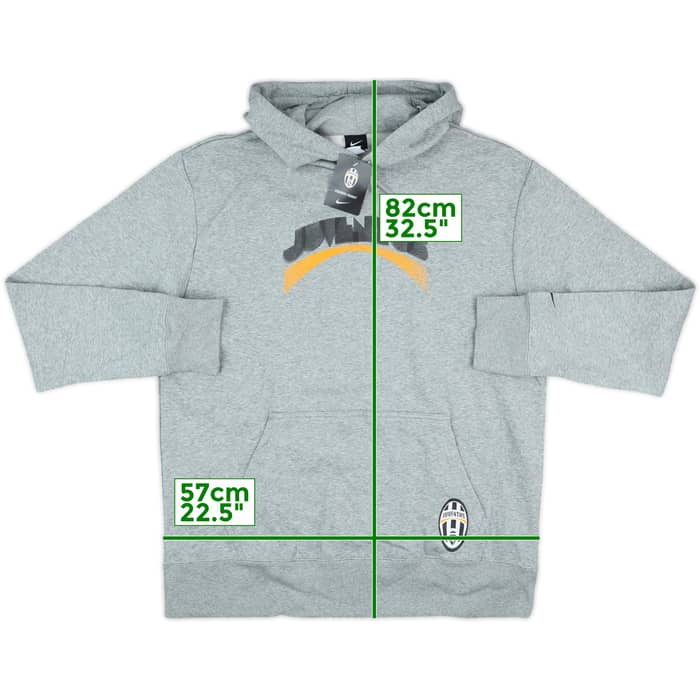 2010-11 Juventus Nike Hooded Sweat Top (XL)