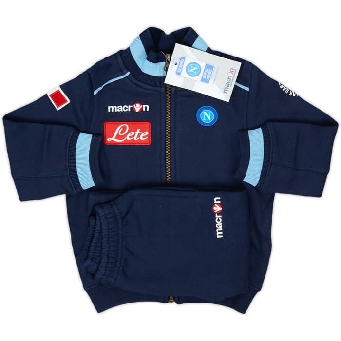 2009-10 Napoli Macron Tracksuit (9-12 Months)