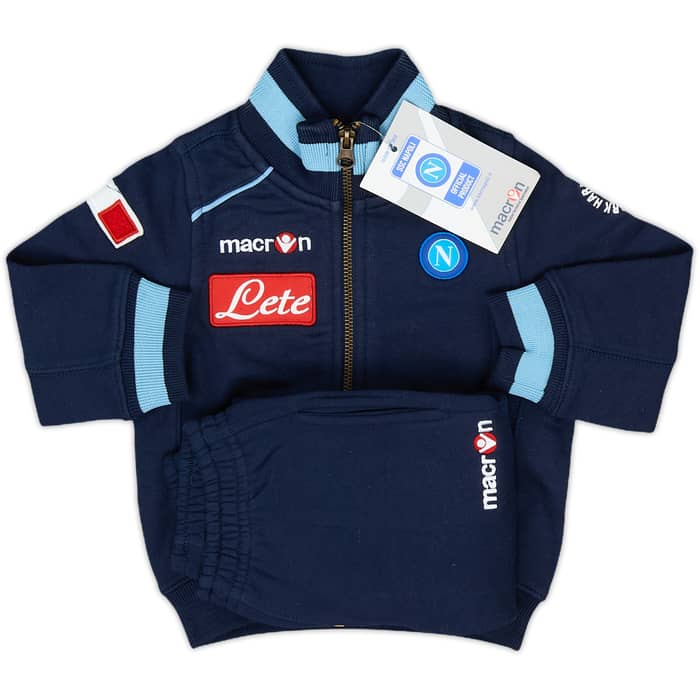 2009-10 Napoli Macron Tracksuit (3-6 Months)