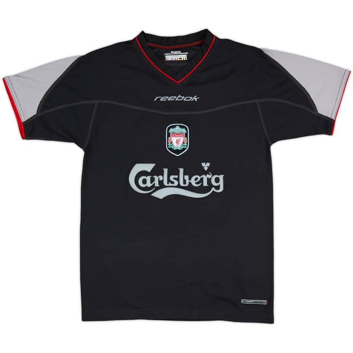 2002-04 Liverpool Away Shirt Mellor #33 - 7/10 - (XL.Boys)