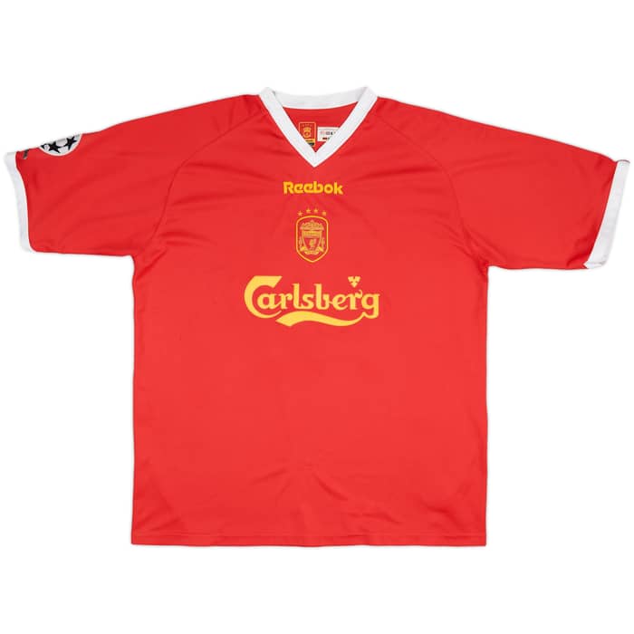 2001-03 Liverpool CL Shirt McAllister #21 - 5/10 - (L)