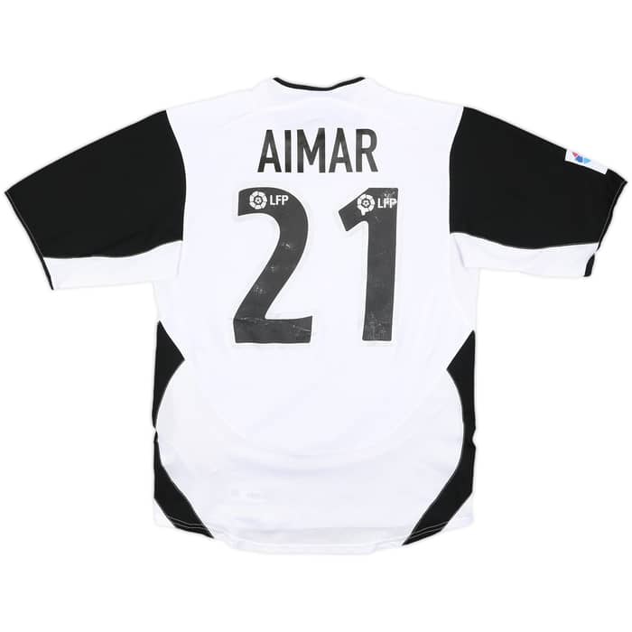 2003-04 Valencia Home Shirt Aimar #21 - 5/10 - (S)