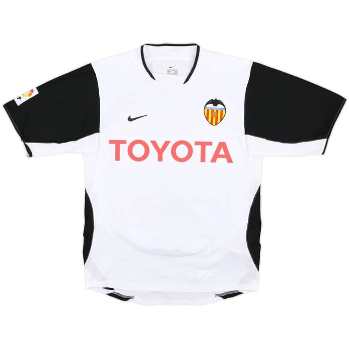 2003-04 Valencia Home Shirt Aimar #21 - 5/10 - (S)