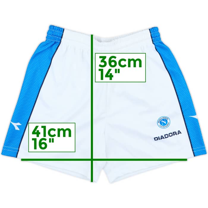 2000-01 Napoli Away Shorts - 10/10 - (XL.Boys)