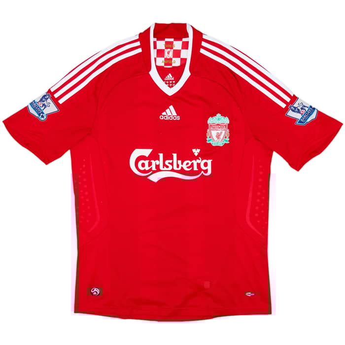 2008-10 Liverpool Home Shirt Riera #11 - 7/10 - (M)