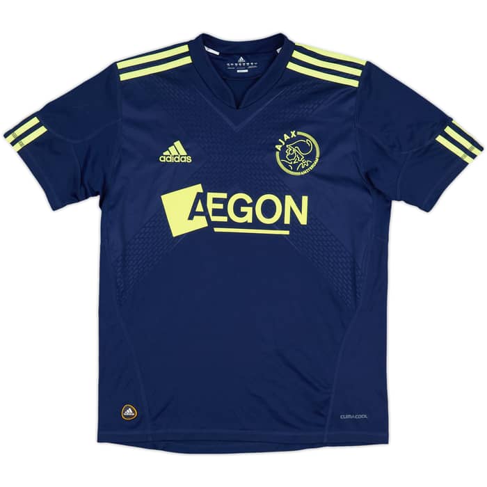 2010-11 Ajax Away Shirt Van Der Wiel #2 - 8/10 - (L.Boys)
