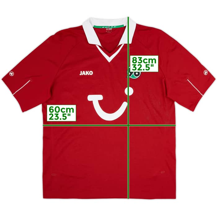 2012-13 Hannover 96 Home Shirt Schlaudraff #13 - 4/10 - (3XL)