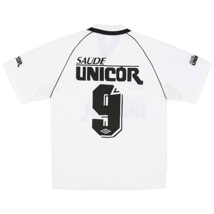 1997 Santos Home Shirt #9 - 10/10 - (M)