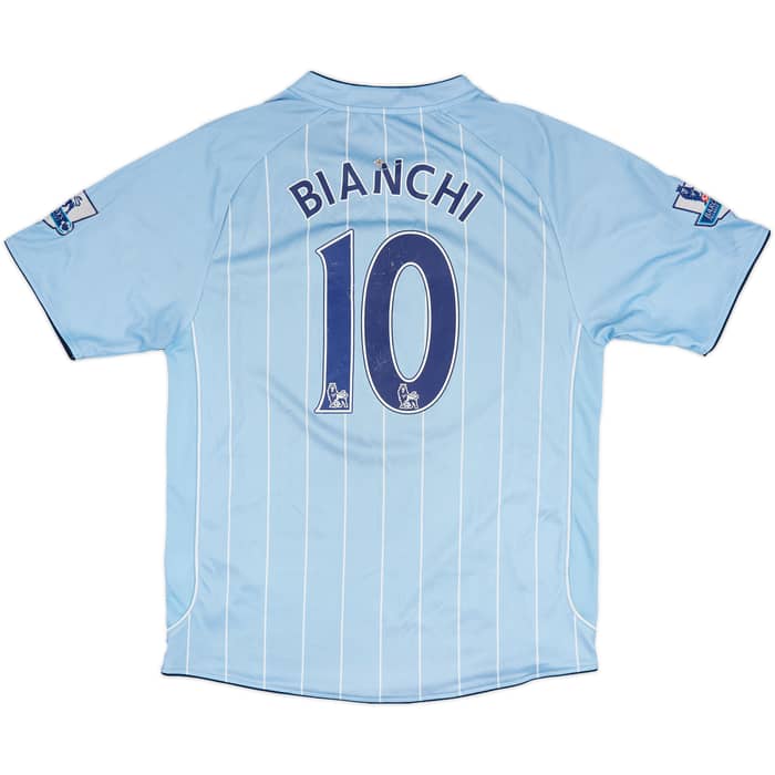 2007-08 Manchester City Home Shirt Bianchi #10 - 4/10 - (L)