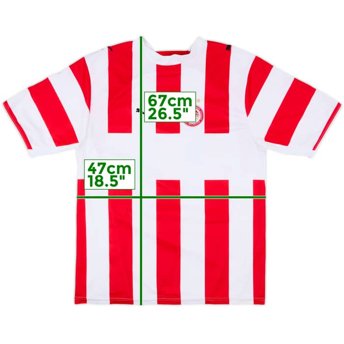 2006-07 Olympiakos Home Shirt - 8/10 - (M)