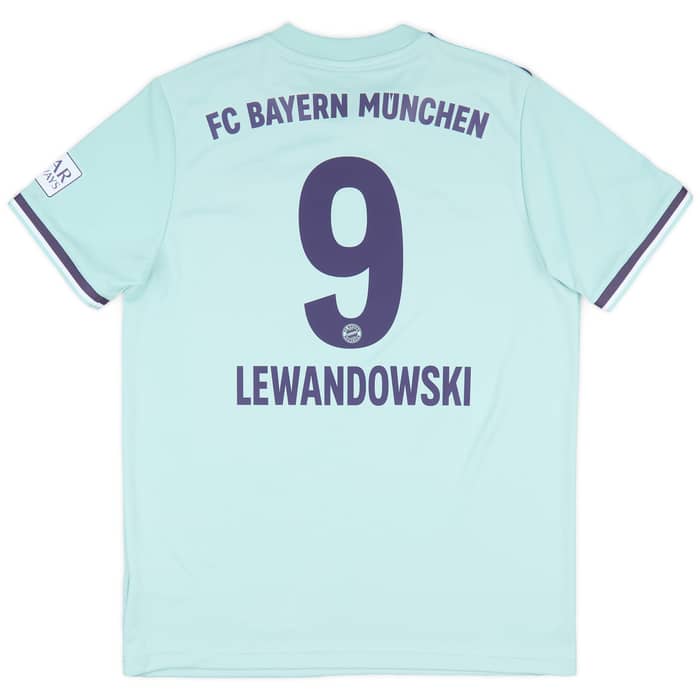 2018-19 Bayern Munich Away Shirt Lewandowski #9 - 9/10 - (L)