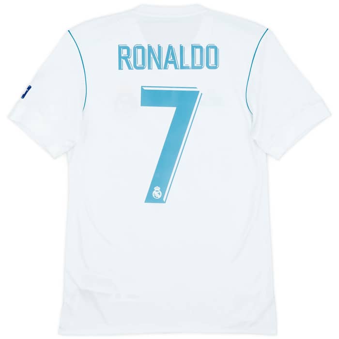 2017-18 Real Madrid Home Shirt Ronaldo #7 - 7/10 - (XS)