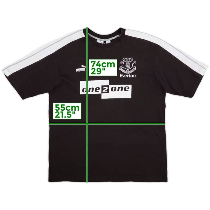 2001-02 Everton Puma Cotton Tee - 8/10 - (L)