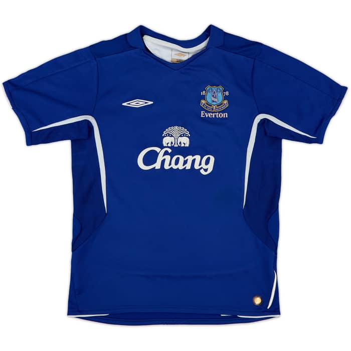2005-06 Everton Home Shirt Cahill #17 - 8/10 - (L.Boys)