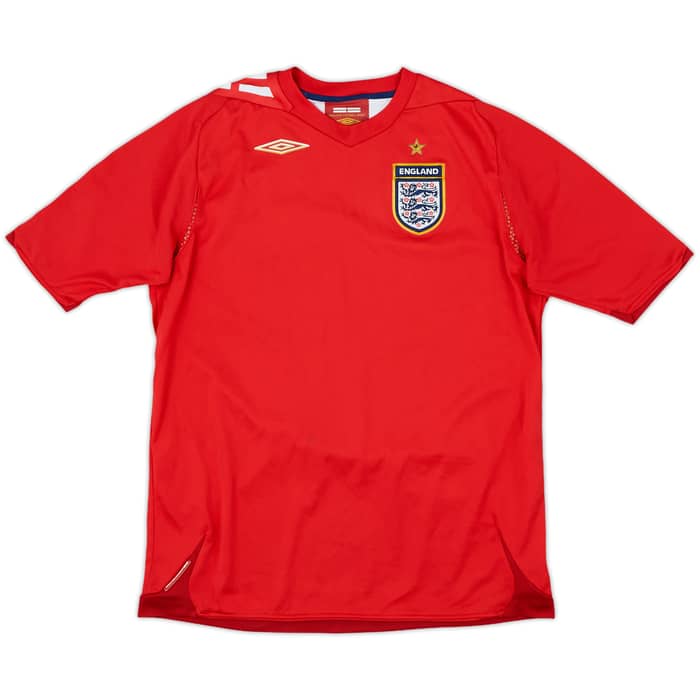 2006-08 England Away Shirt - 5/10 - (XL.Boys)