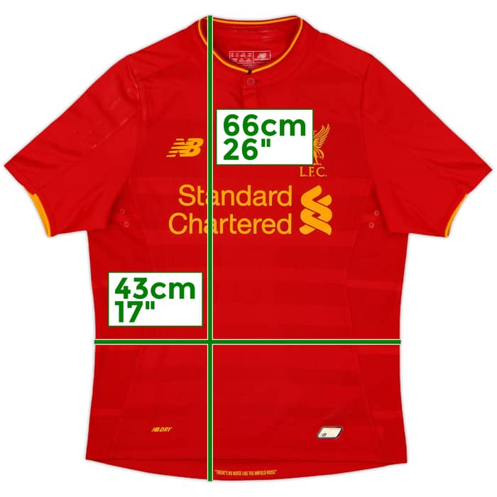 2016-17 Liverpool Home Shirt - 9/10 - (L.Boys)